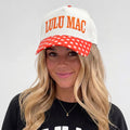 LM-CP-1002 Orange/White Dot Cap