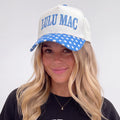 LM-CP-1002 Royal/White Dot Cap