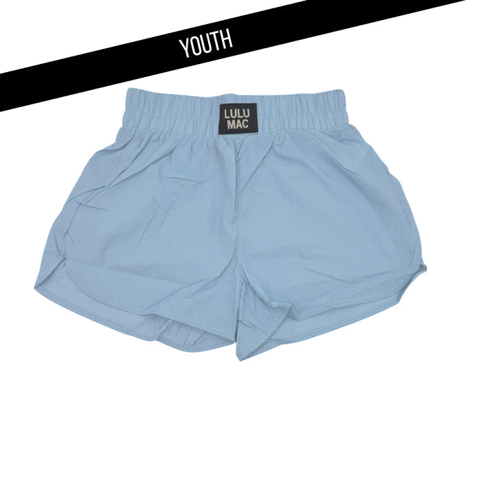 LM-KSH-1000- LIGHT BLUE KIDS SOLID SHORT