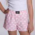 LM-KSH-1008-Light Pink Polka Dot KIDS SHORTS