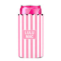 LM-SKZ-1005 Slim Can Koozie Light Pink Stripe