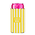 LM-SKZ-1005 Slim Can Koozie Yellow Stripe