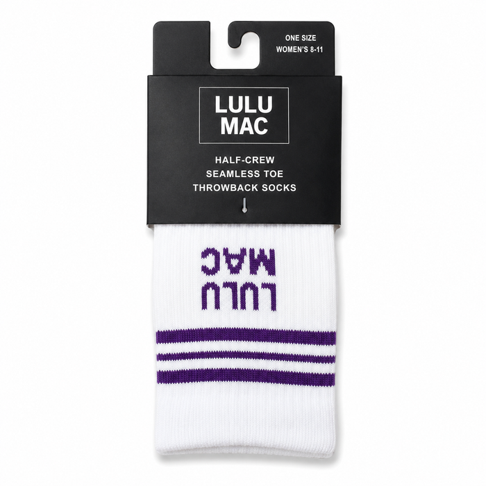 LM-SO-1001 Lulu Mac Socks Single Pair - PURPLE