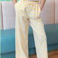 LM-STRIPE Pant-YELLOW