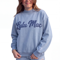 LM-SW-1020 M. Blue Sweatshirt/Blue Script
