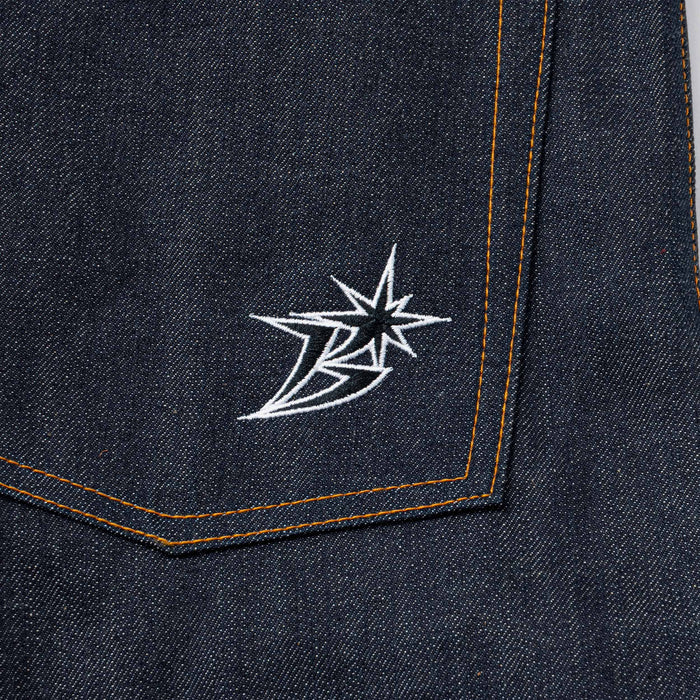 Loose-Fit Rigid Selvedge Denim