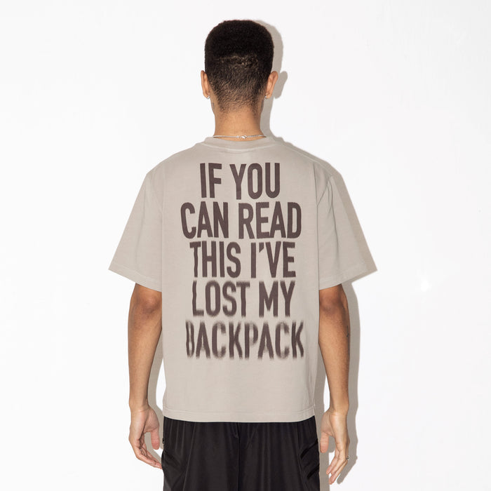 Lost My Backpack Short Sleeve Tee