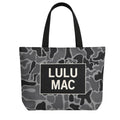 Lulu Mac Canvas Tote LM-BG-1002-Black Camo