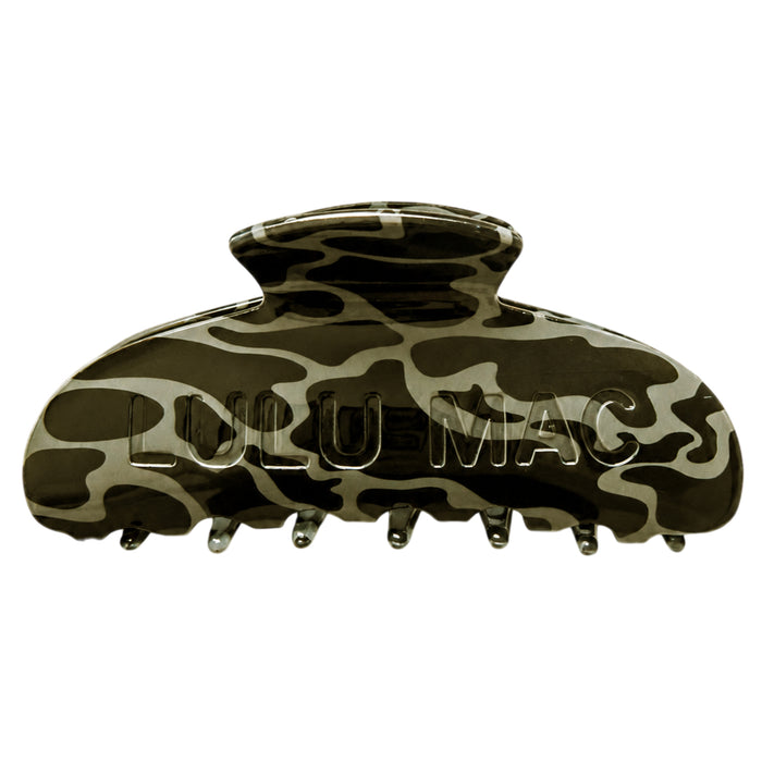 LULU MAC HAIR CLIPS LM-HR-1000-Black Camo