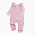 Magic Unicorn Overalls & Ribbed Long Sleeve Bodysuit Outfit
