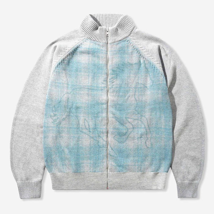 Mustang Zip-Thru Knit Sweater