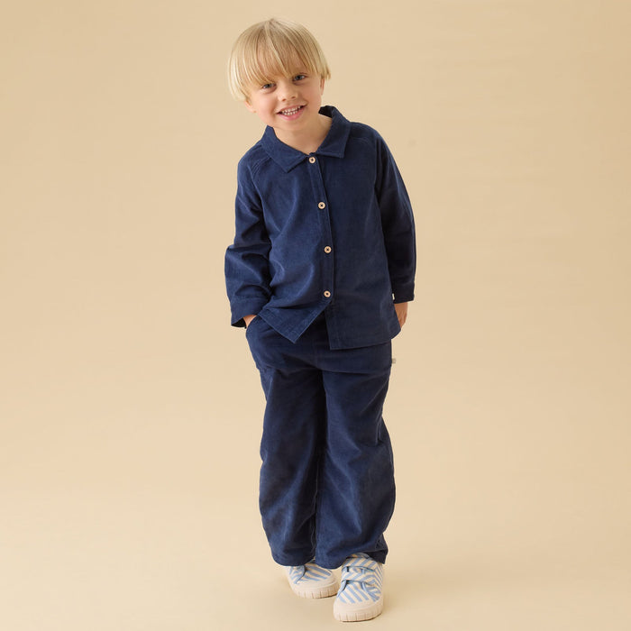 Navy Corduroy Pants