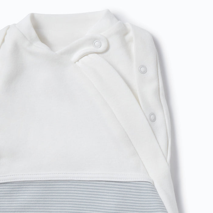Newborn Baby Swaddle Sack - Blue Stripe