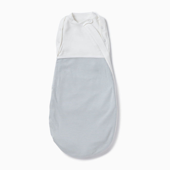 Newborn Baby Swaddle Sack - Blue Stripe