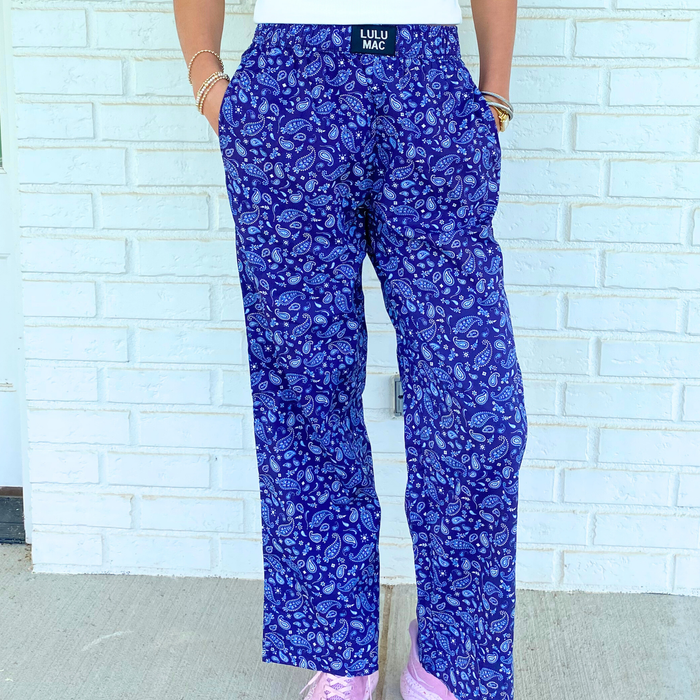 PAPS-BLUE PAISLEY