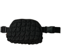 PB-1220 Puffer Belt Bag Black