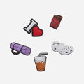 Phụ Kiện Jibbitz™ Crocs I Heart 5 Pcs - Nhiều Màu - Supersports Vietnam