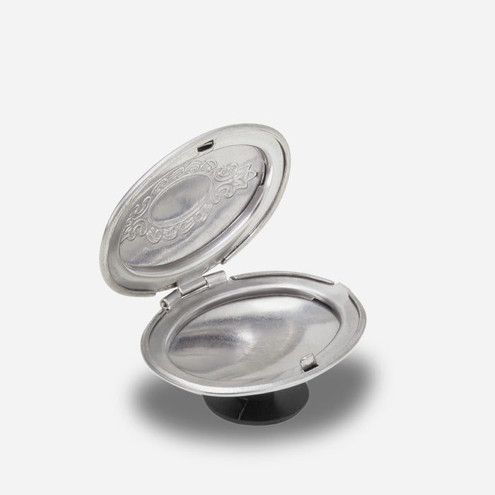 Phụ Kiện Jibbitz™ Crocs Silver Oval Locket - Xám - Supersports Vietnam