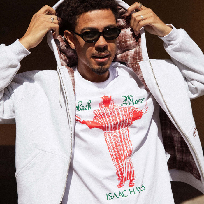 Plaid Lined Zip-Thru Hood