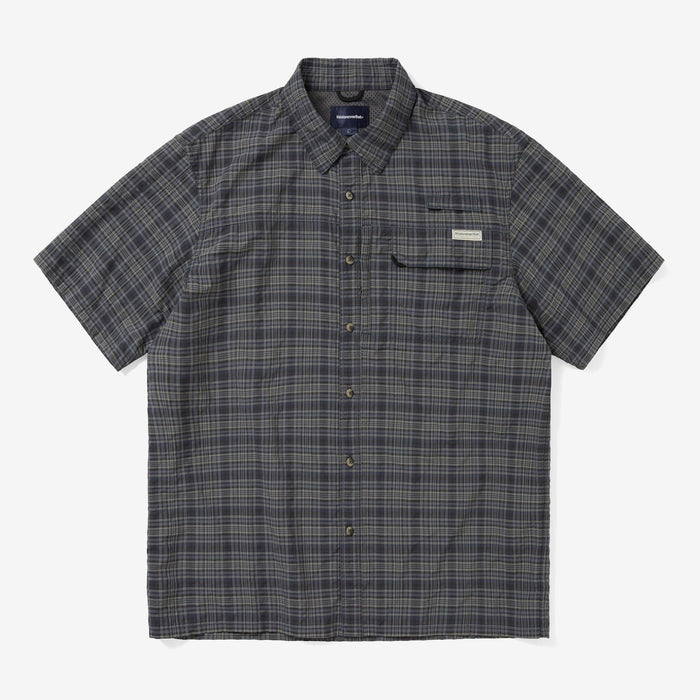 Plaid Short Sleeve Fishing Shirt