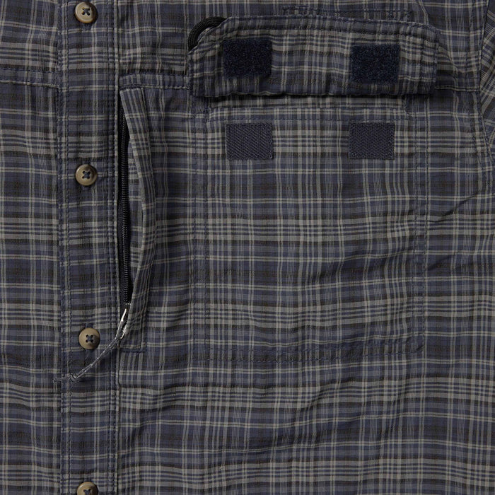Plaid Short Sleeve Fishing Shirt