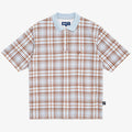 Plaid Short Sleeve Polo Shirt