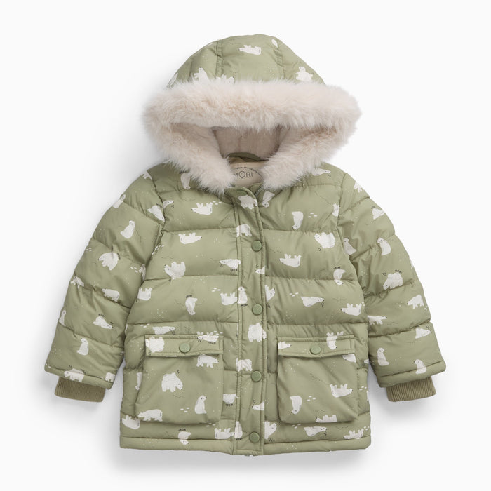 Polar Bear Water Repellent Padded Winter Coat