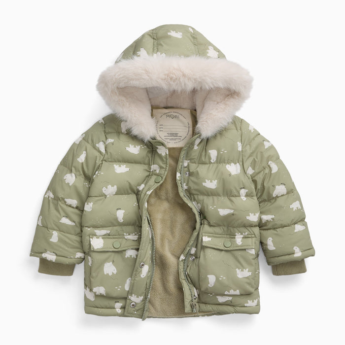 Polar Bear Water Repellent Padded Winter Coat