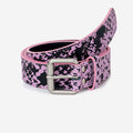 Python Printed Leather Belt