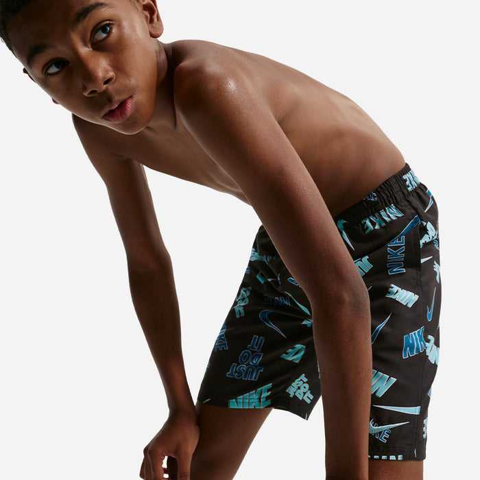 Quần Bơi Bé Trai Nike Swim Breaker Brief 7 Inch Volley - Đen - Supersports Vietnam