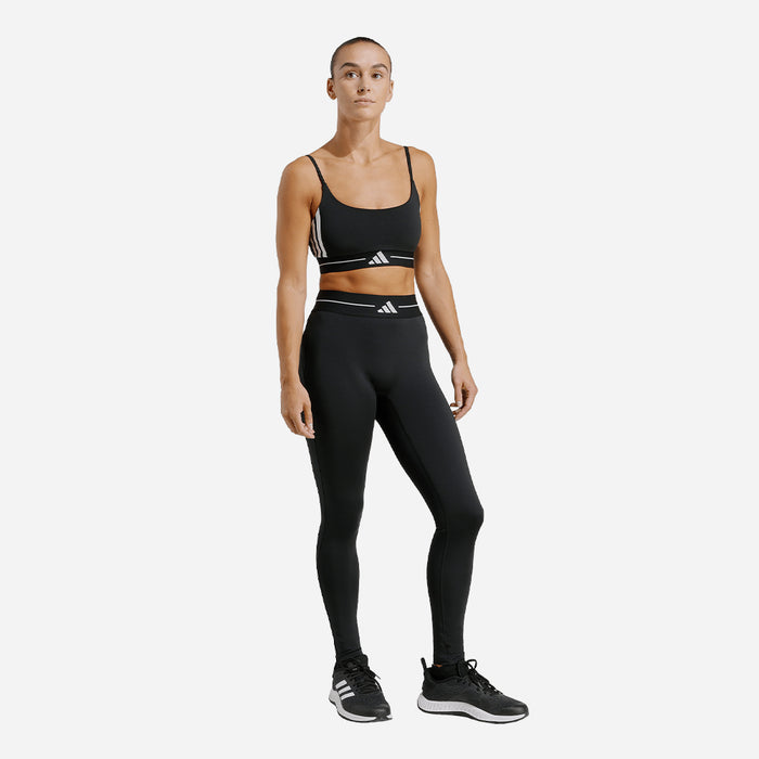 Quần Bó Thể Thao Nữ Adidas Hyperglam 3-Stripes - Đen - Supersports Vietnam