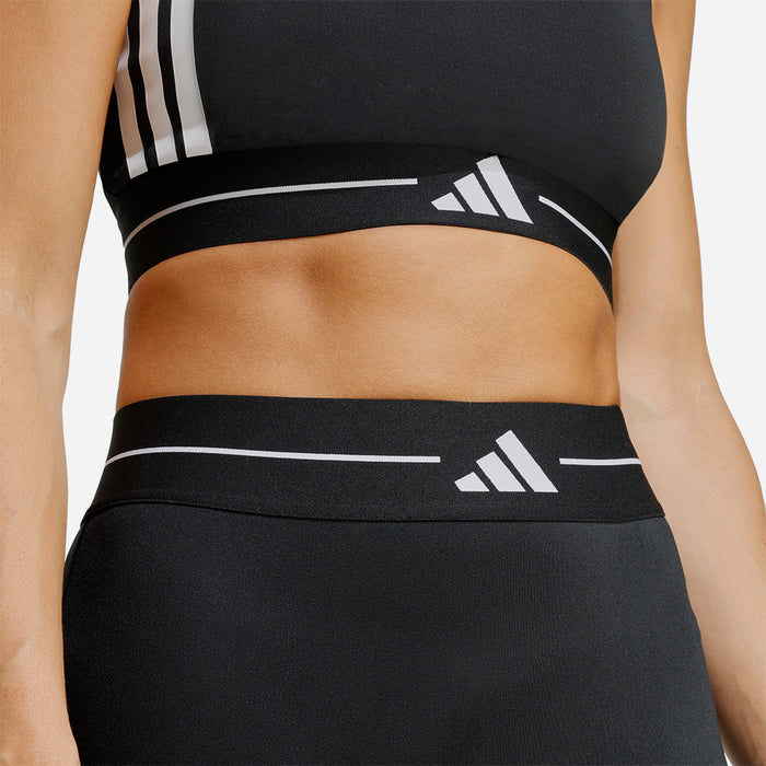 Quần Bó Thể Thao Nữ Adidas Hyperglam 3-Stripes - Đen - Supersports Vietnam