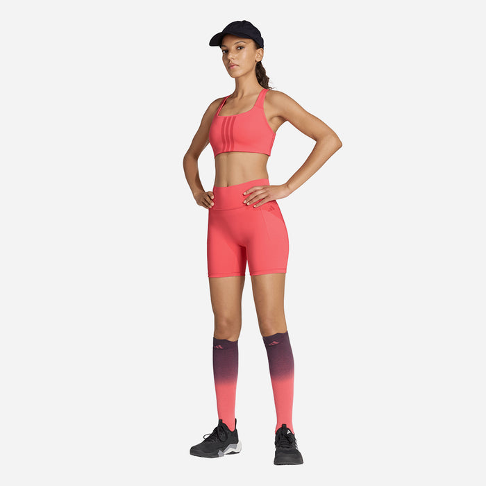 Quần Bó Thể Thao Nữ Adidas Optimé - Hồng - Supersports Vietnam