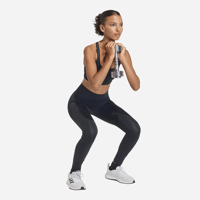 Quần Bó Thể Thao Nữ Adidas Optime Workout - Đen - Supersports Vietnam