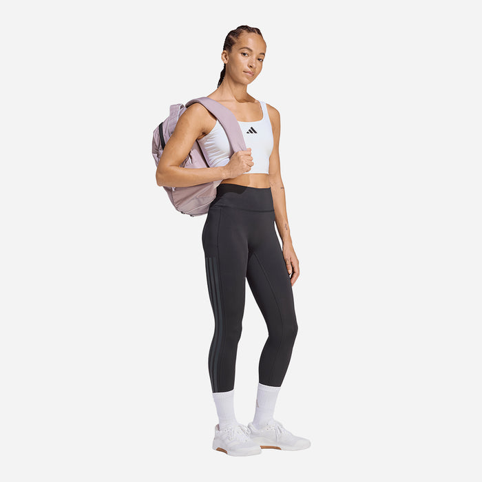 Quần Bó Thể Thao Nữ Adidas Optime Workout 3-Stripes - Đen - Supersports Vietnam