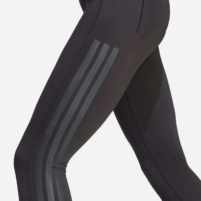 Quần Bó Thể Thao Nữ Adidas Optime Workout 3-Stripes - Đen - Supersports Vietnam