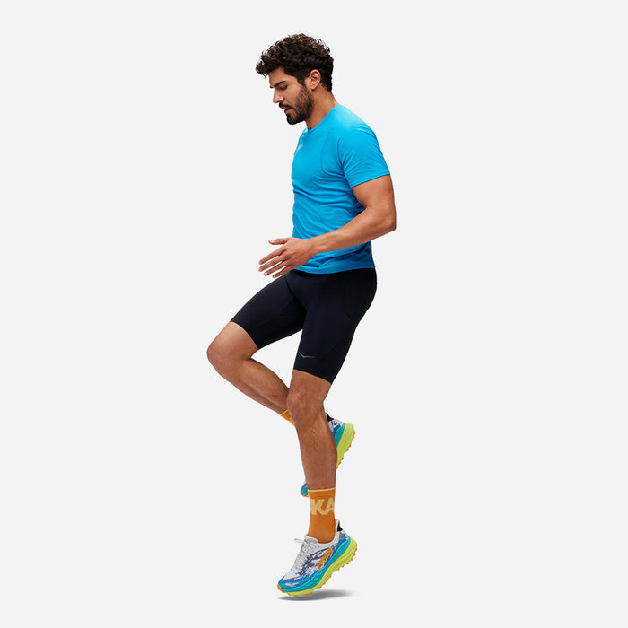 Quần Bó Thể Thao Nam HOKA Novafly Half - Đen - Supersports Vietnam