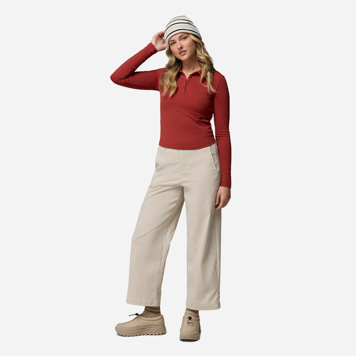 Quần Dài Thể Thao Nữ Columbia Roc™ Tech Wide Leg - Be - Supersports Vietnam