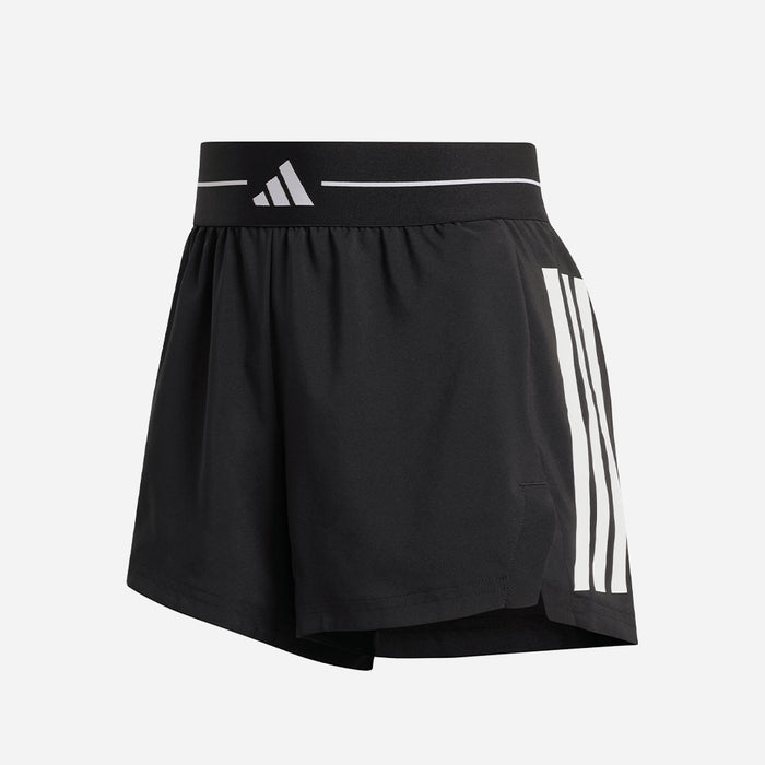 Quần Ngắn Thể Thao Nữ Adidas Hyperglam 3-Stripes Woven - Đen - Supersports Vietnam