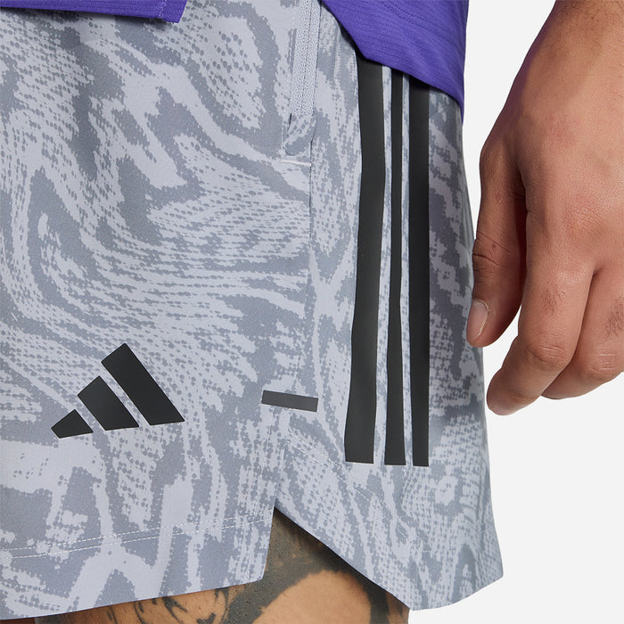 Quần Ngắn Thể Thao Nam Adidas D4T Primelift Aop - Xám - Supersports Vietnam