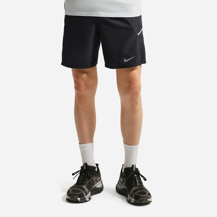 Quần Ngắn Thể Thao Nam Nike Miler Dri-Fit 2-In-1 7 Inch - Đen - Supersports Vietnam