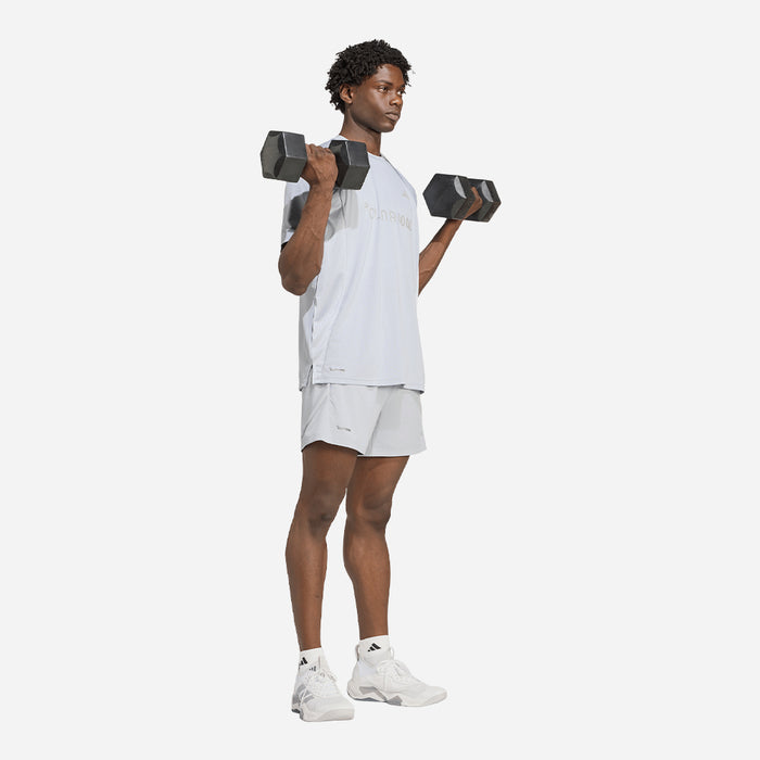 Quần Ngắn Thể Thao Nam Adidas Tech Apparel - Xám - Supersports Vietnam