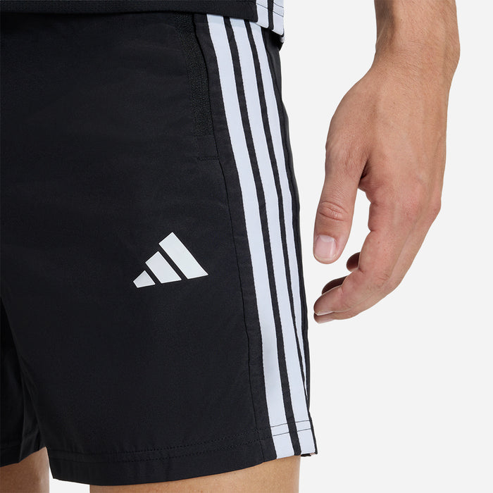 Quần Ngắn Thể Thao Nam Adidas Workout Essentials Base 3 Stripes Woven - Đen - Supersports Vietnam
