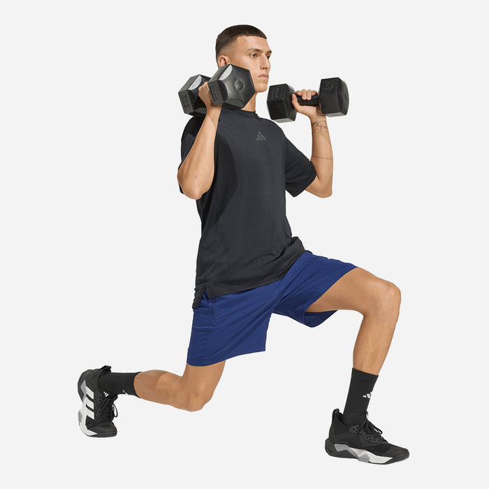 Quần Ngắn Thể Thao Nam Adidas Workout Essentials Base Woven - Xanh Dương - Supersports Vietnam