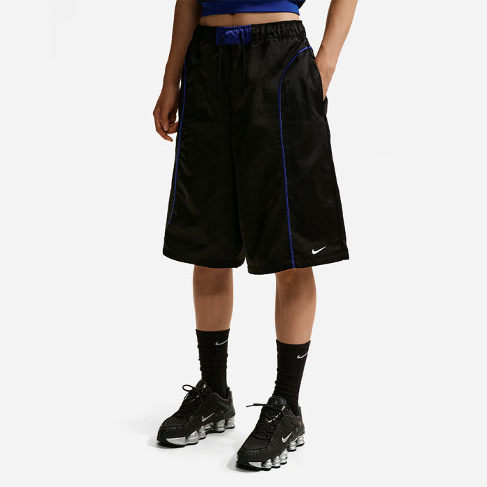 Quần Ngắn Thời Trang Nữ Nike Nylon Knee Lenth - Đen - Supersports Vietnam
