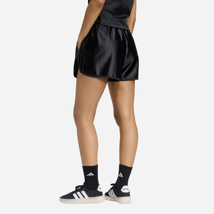 Quần Ngắn Thời Trang Nữ Adidas Seasonal Essentials Satin - Đen - Supersports Vietnam