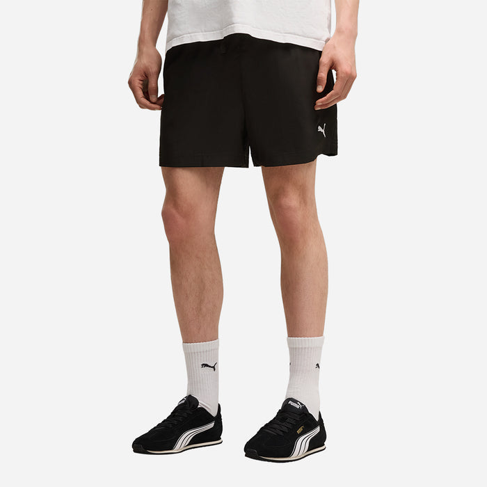 Quần Ngắn Thời Trang Nam Puma Essentials Woven - Đen - Supersports Vietnam
