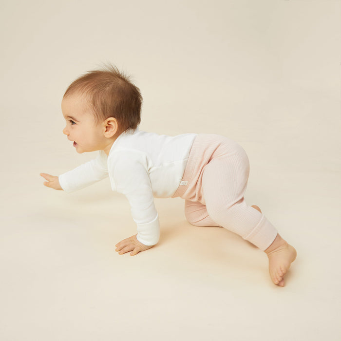 Ribbed Leggings - Blush