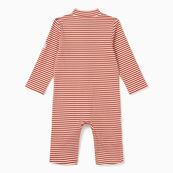 Seersucker Stripe One Piece Rashguard