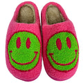 SF-1120 Green Smile Hot Pink Slippers
